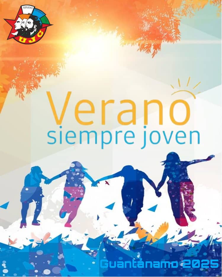 Inicia el Verano #SiempreJoven. A disfrutar y aportar.
<a href="/UJCdeCuba/">UJC de Cuba</a> <a href="/UJC__Guantanamo/">UJC Guantánamo</a> 
<a href="/yoeaberob1/">Yoel Perez Garcia</a> <a href="/MeyvisEstevezE/">Meyvis Estevez Echevarría</a>