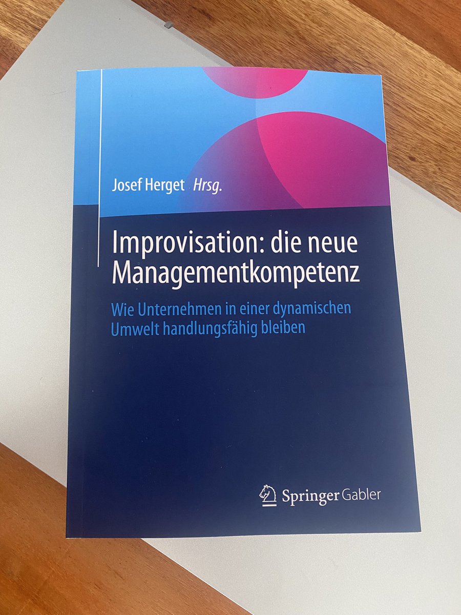 #Neuerscheinung:
Improvisation: die neue Managementkompetenz
von <a href="/Jo_Herget/">Jo Herget</a> 
Erschienen bei Springer Gabler  <a href="/SpringerNature/">Springer Nature</a> 
<a href="/sp_management/">SP Management</a> #management #buch #leseempfehlung 
link.springer.com/book/10.1007/9…