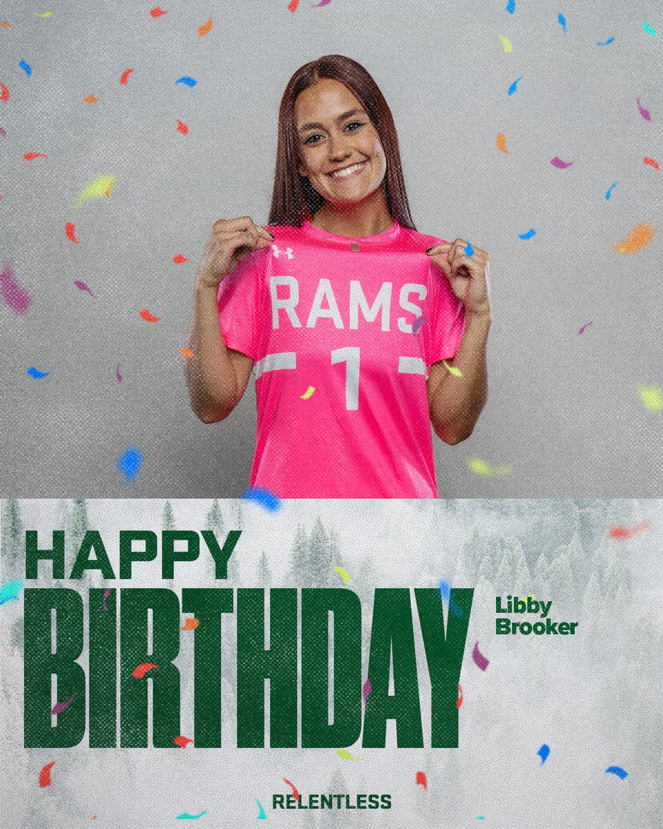 Sending a big 𝙃𝘼𝙋𝙋𝙔 𝘽𝙄𝙍𝙏𝙃𝘿𝘼𝙔 to Libby❗️🥳

#Relentless x #CSURams