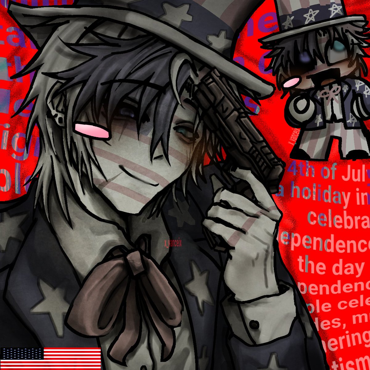 Nuclearbom6's tweet photo. Yanke Doodles went to town riding a pony
 #countryhumans #countryhumansusa #countryhumansamerica https://t.co/630LaitkK5