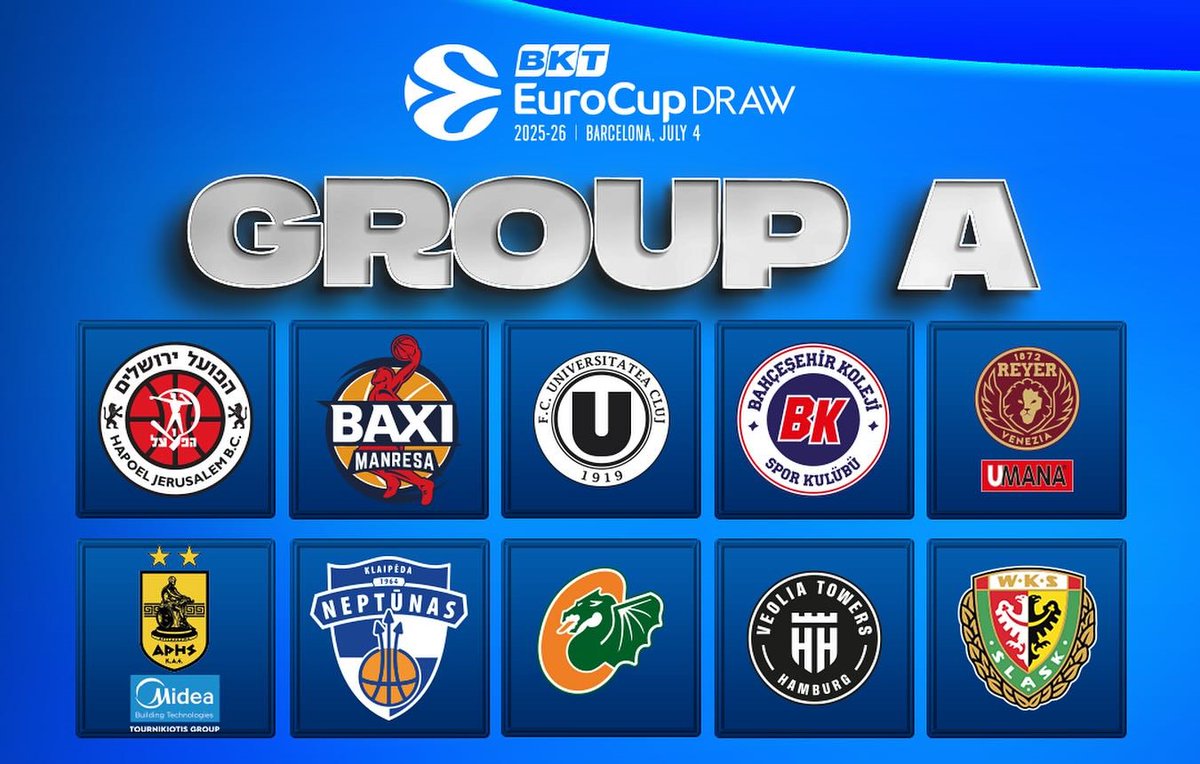 ARISBCgr's tweet image. 🗓️ Το πρόγραμμα του ΑΡΗ Midea στο @EuroCup 2025-26
‼️ Οι ημερομηνίες είναι ενδεικτικές και το αναλυτικό πρόγραμμα, με ακριβείς ημέρες και ώρες, θα ανακοινωθεί προσεχώς από τη διοργανώτρια αρχή
Read More 👉 arisbc.gr/el/enimerosi/e…