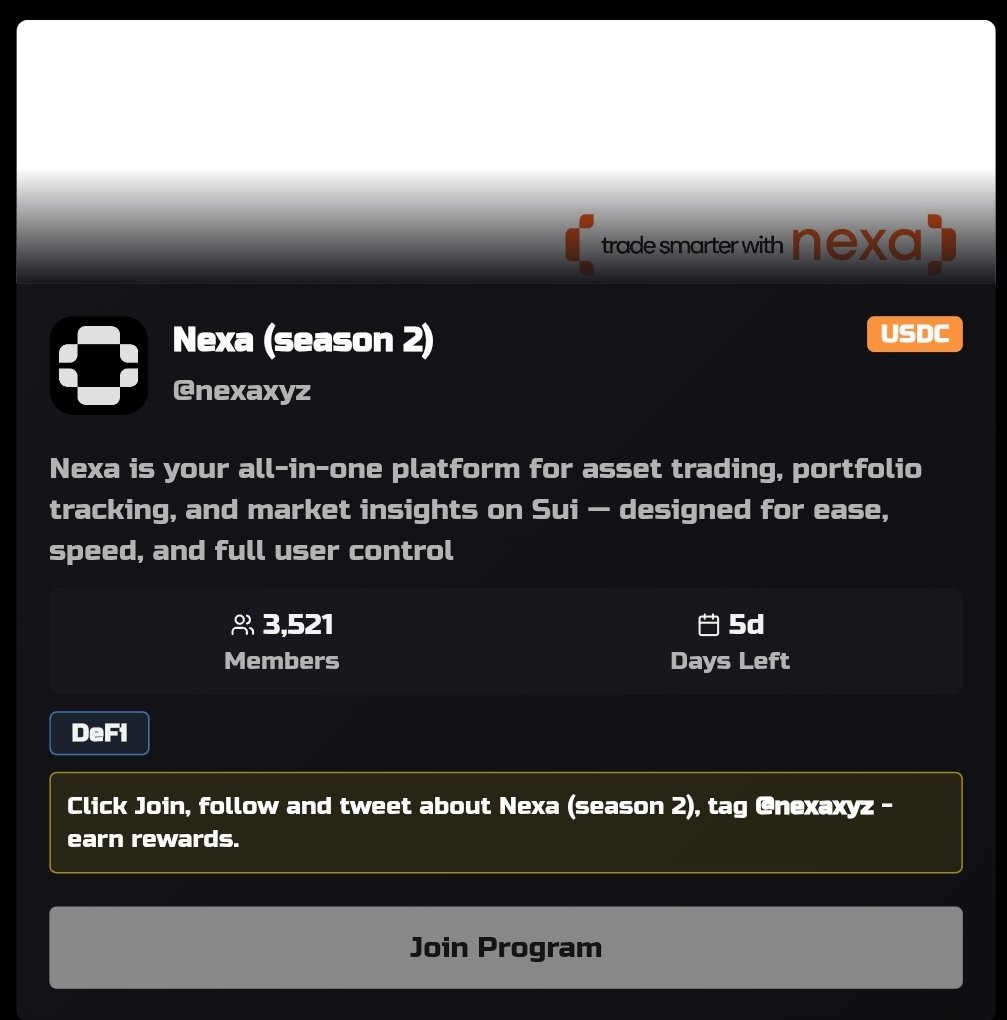 zamadil89's tweet photo. 🚀 We're proud to introduce @nexaxyz, a standout project on #Sui powered by Nexa — one of the most dedicated teams we've worked with, building tools that truly empower the ecosystem.
And@GiveRep is rewarding real contributors shaping the future.
#AlphaCity #GiveRep #Web3 #REP https://t.co/WCxNsnx1O7