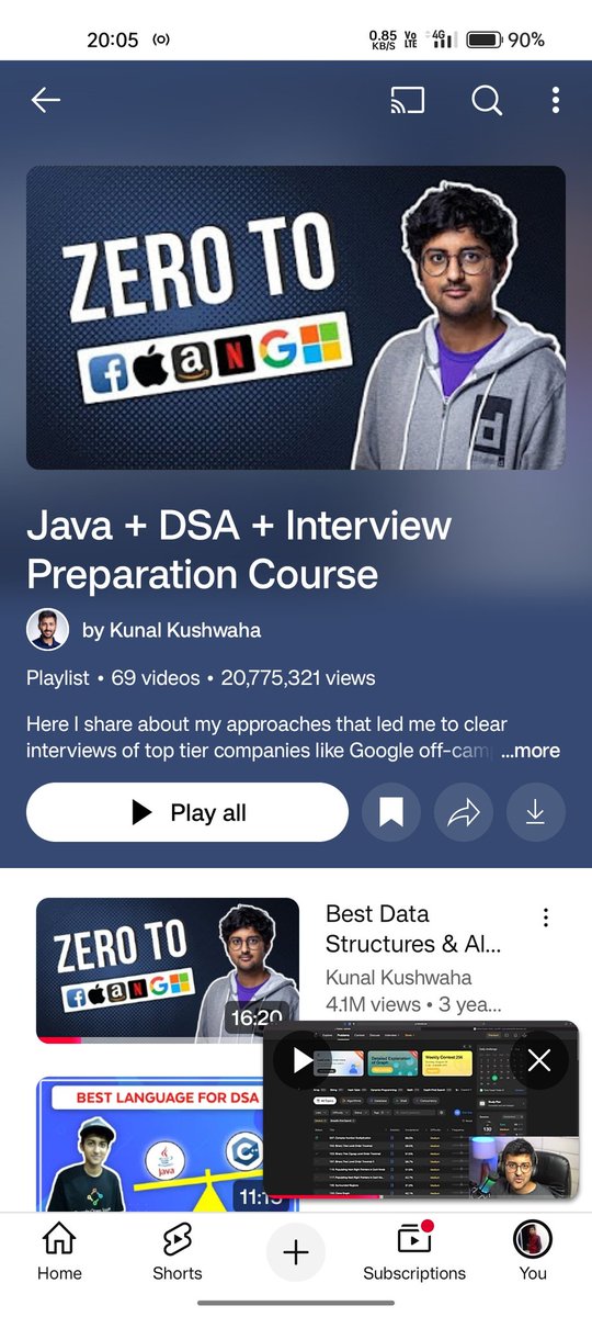 SaurabhSin8534's tweet photo. I'm gonna start #DSA with Kunal Kushwaha`s DSA playlist...
And also #100daysofcode challenge for maintaining consistency ...
Hoping for a better suggestion for DSA , prior to starting it ..@salehdotdev @adxtya_jha @gauravkmaurya09 @samirande_ @AngshumanSpace https://t.co/LbhicqWwkn
