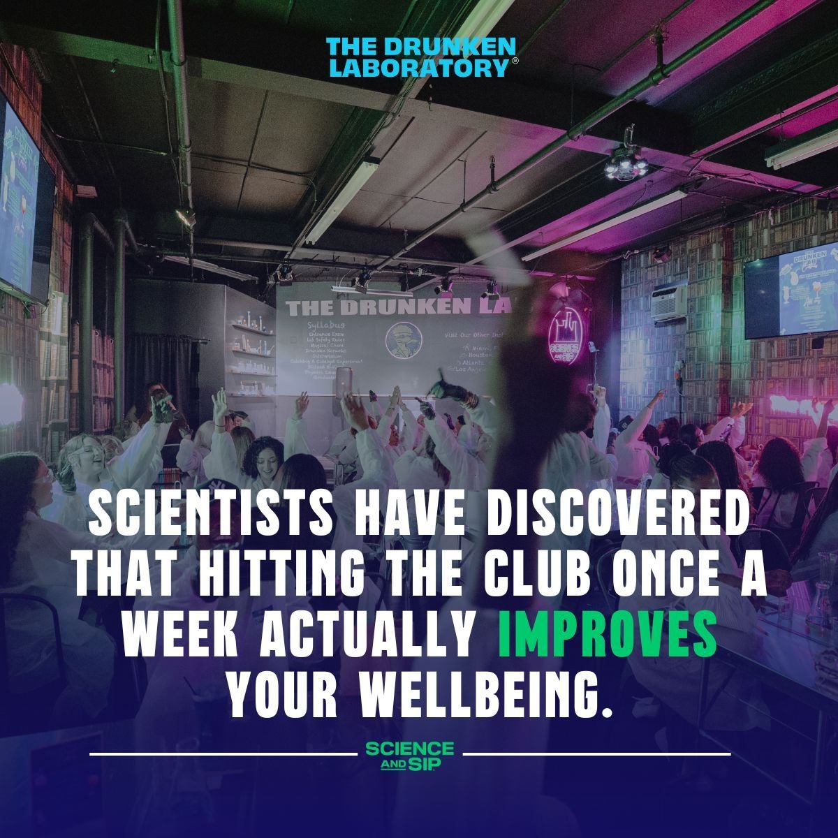 The Drunken Laboratory (@thedrunkenlab) on Twitter photo Recent studies from the European Society of Lifestyle Medicine show that hitting the club weekly isn't just fun - it's science-backed medicine! 🍸🧪
Follow <a href="/TheDrunkenLab/">The Drunken Laboratory</a> for more science-backed reasons to celebrate life! 🎉 Recent studies from the European Society of Lifestyle Medicine show that hitting the club weekly isn't just fun - it's science-backed medicine! 🍸🧪
Follow <a href="/TheDrunkenLab/">The Drunken Laboratory</a> for more science-backed reasons to celebrate life! 🎉