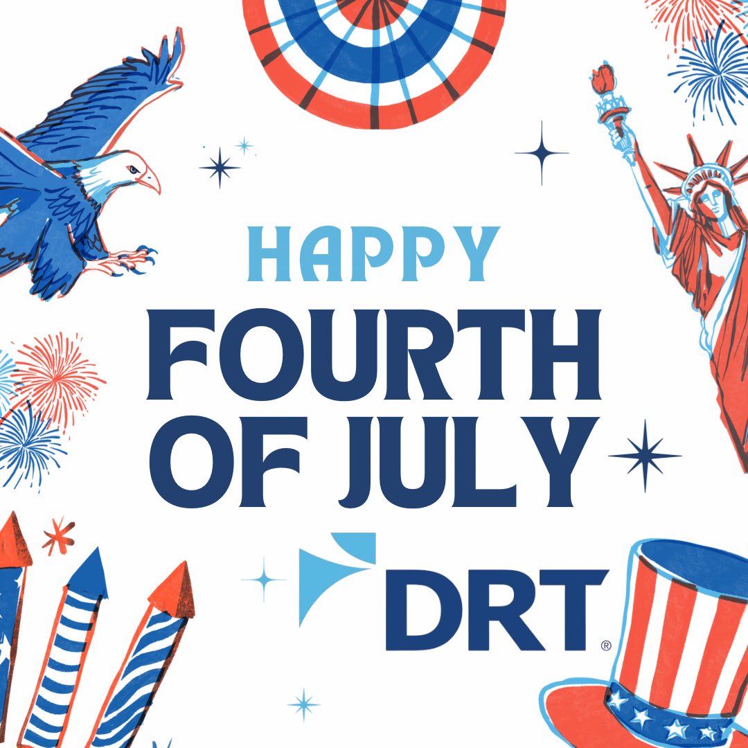 Wishing everyone a very happy and safe #4thOfJuly holiday weekend from our DRT family to yours!!! 🇺🇸#DRTStrategies #DrivingResolutionTogether #MadelnTheUSA #LetFreedomRing #IndependenceDay