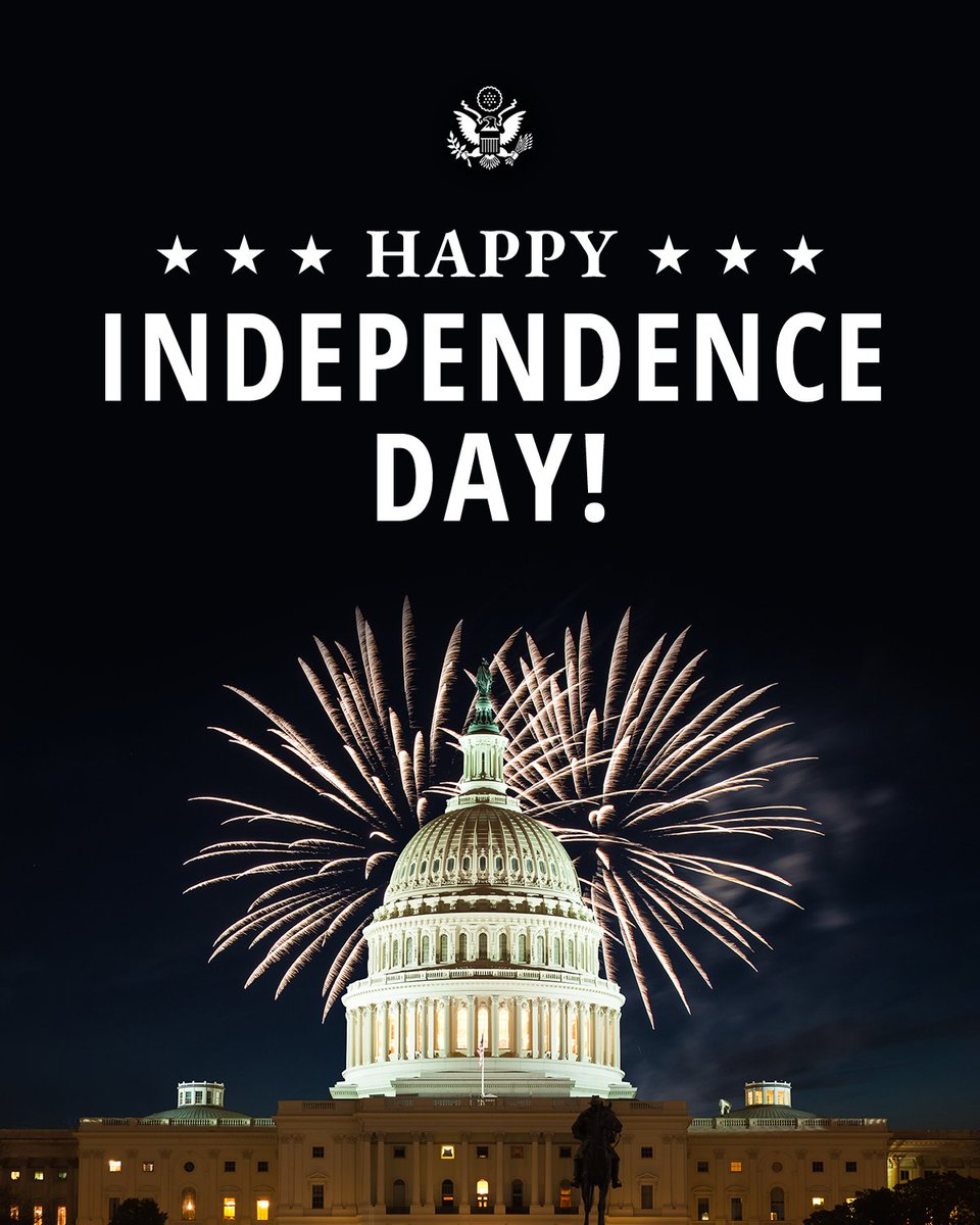 Today we celebrate 249 years of freedom and independence.

Happy birthday to the greatest country in the history of the world.