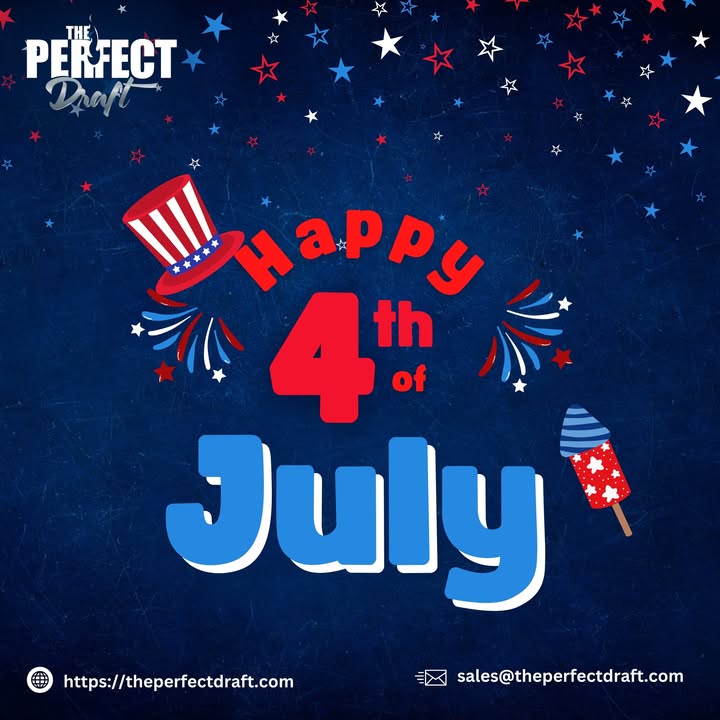perfectdraftbbq's tweet image. Happy 4th of July!  🇺🇸 
Freedom, ideas, and perfect words—let’s celebrate them all today.
Wishing you a joyful Independence Day! ✍️

Visit: zurl.co/EJZ6L

#4thOfJuly #ThePerfectDraft #FreedomToCreate #IndependenceDay