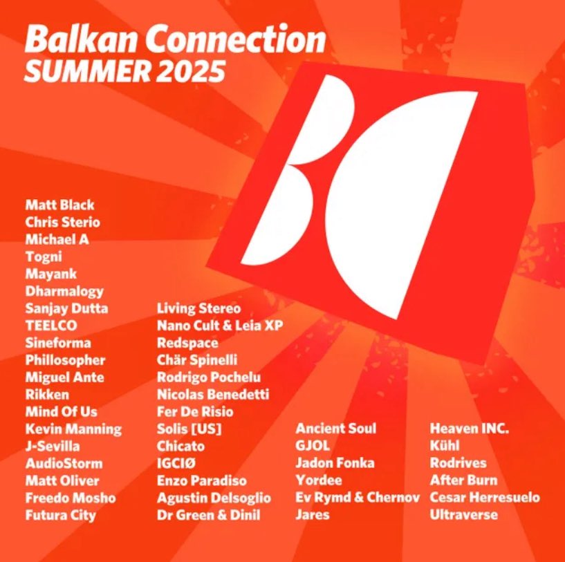 RELEASED NOW!! The SUMMER 2025 compilation of the mighty BALKAN CONNECTIONS featuring PROPHECIES (Teelco Remix) along with some TOP tunes⚡️<a href="/beatport/">Beatport</a>