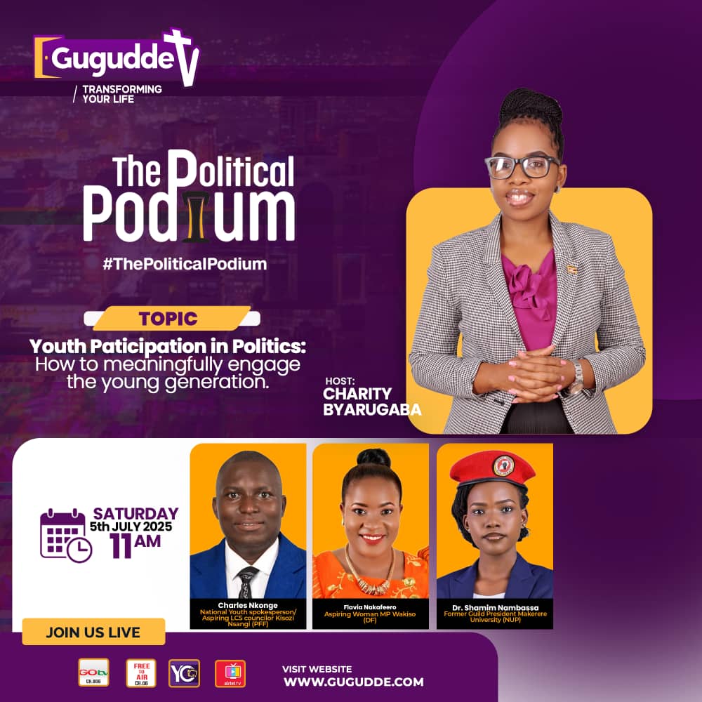 Nkonge Charles (@charles_nkonge) on Twitter photo I will be live tomorrow on Gugudde Tv on the Political Podium talk show. Kindly tune in as we discuss Youth Participation in Politics. <a href="/guguddetvuganda/">Gugudde TV Uganda</a> I will be live tomorrow on Gugudde Tv on the Political Podium talk show. Kindly tune in as we discuss Youth Participation in Politics. <a href="/guguddetvuganda/">Gugudde TV Uganda</a>