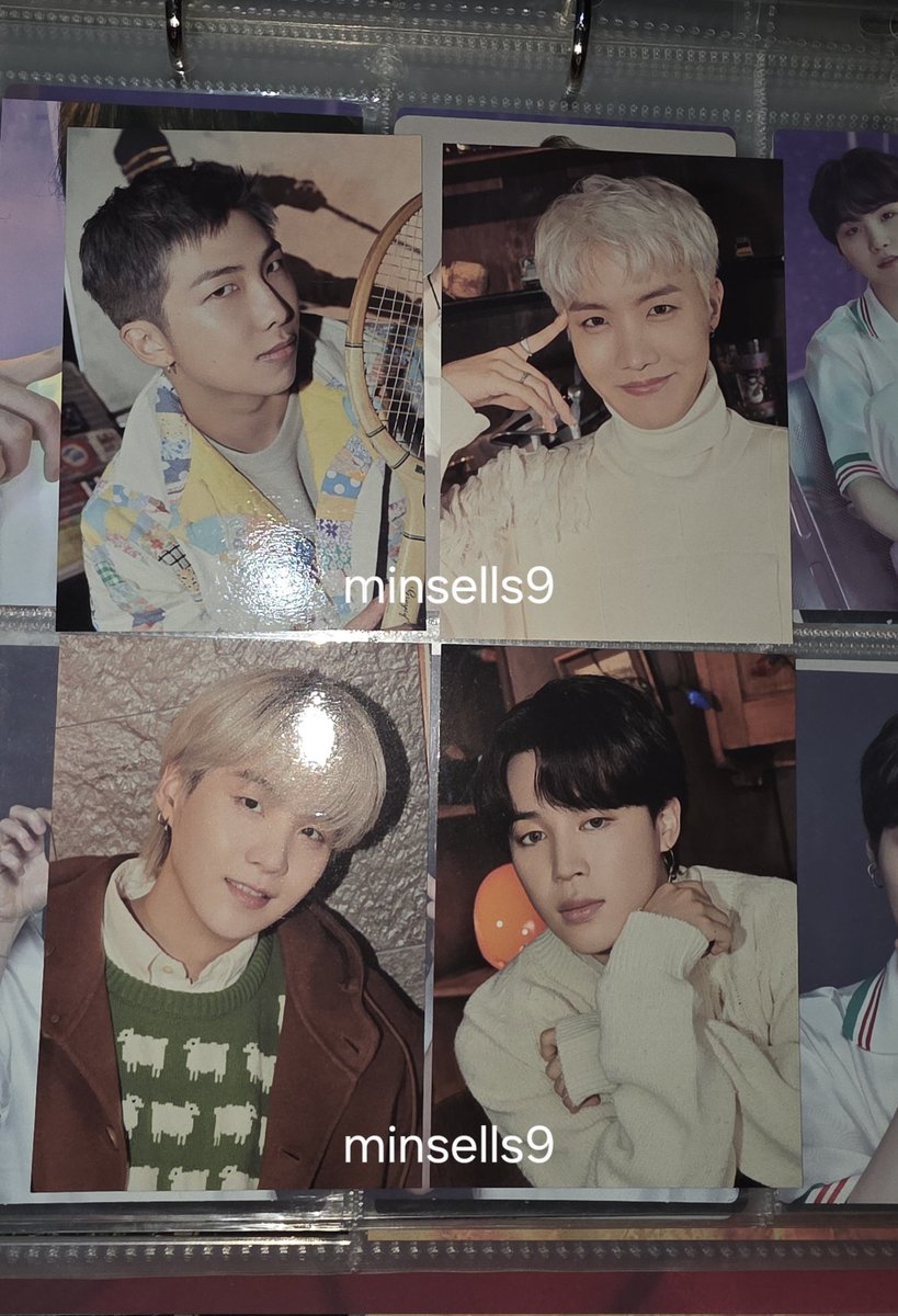 MinSells9's tweet photo. wts lfb ph only 

bts little wishes 2021
Cardigan photocards

Php 800.00 set + lsf
namjoon, yoongi, hoseok, jimin

.wts bts little wishes cardigan rm jhope suga jimin https://t.co/jYk0UFxF2i