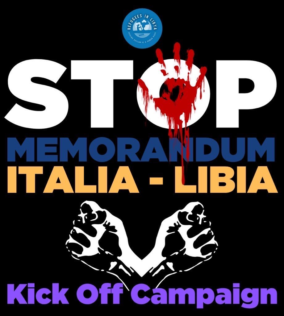 We demand you to stop funding our torturers, to bring justice to victims and to give to those in Libya legal ways to seek protection. 

The deadline to #StopLibyaMoU is November 2nd, and we call on all our comrades in Libya and Europe to join us in this struggle.