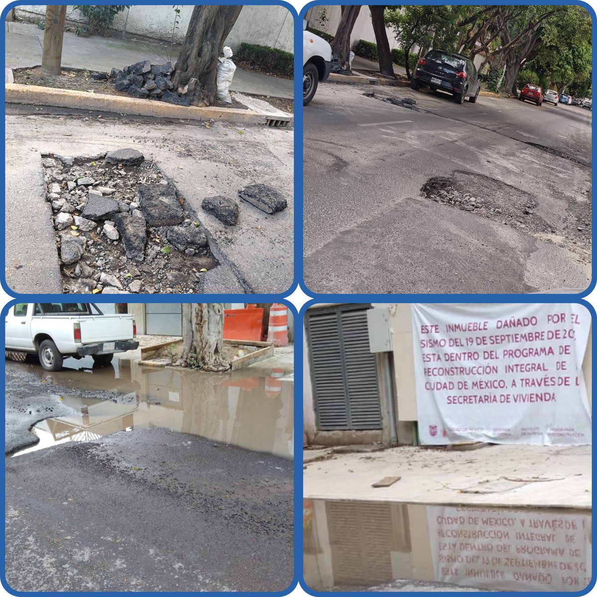 Vecinosgralanay's tweet photo. @BJAlcaldia @LuisMendozaBJ URGE arreglar baches cada día hay más  y desazolvar, provocado por la construcción de Manuel Rincón 142 Col. General Anaya https://t.co/WjdlSVyMHH
