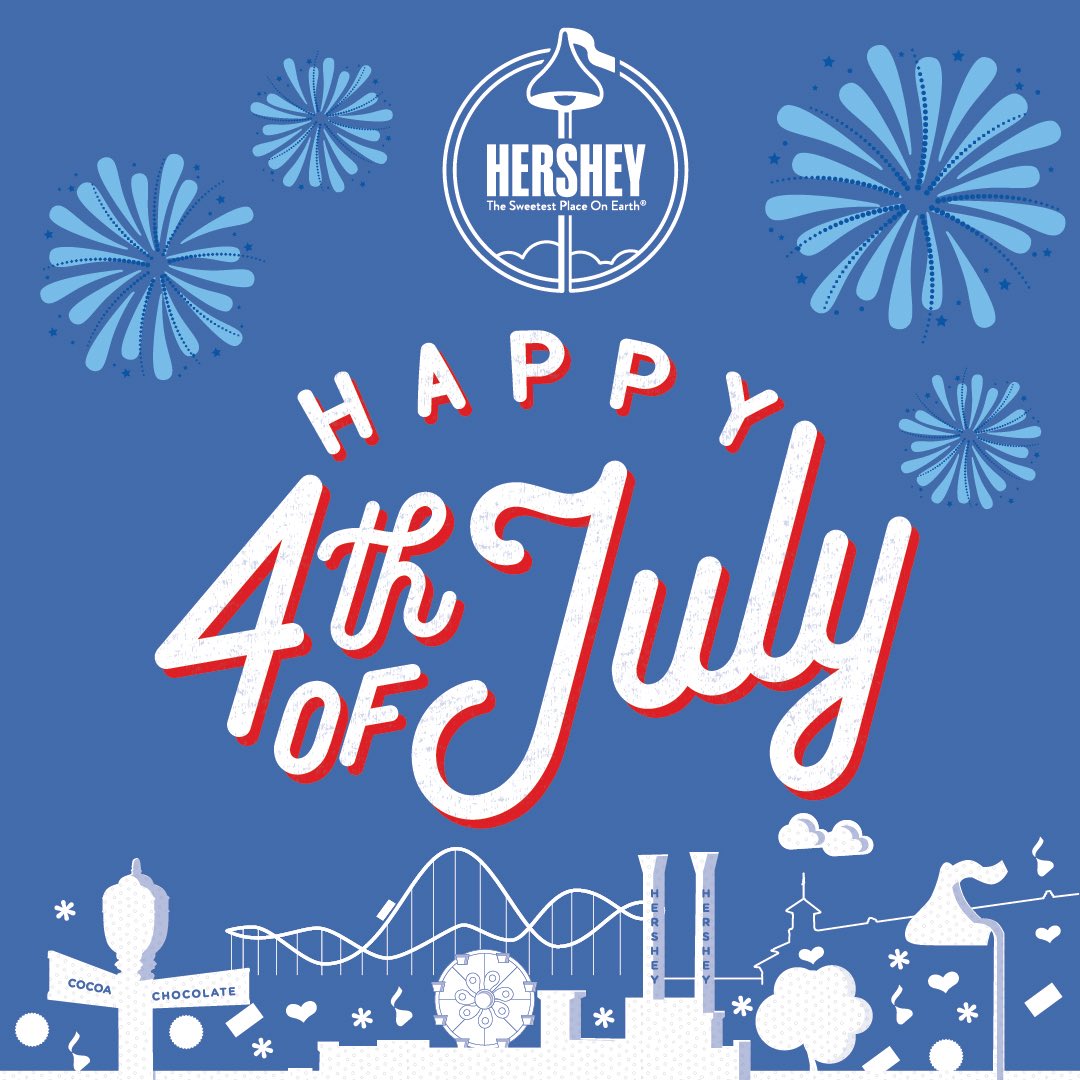 Hershey PA (@hersheypa) on Twitter photo Happy Fourth of July!
🍫 <a href="/Hersheypark/">Hersheypark</a> is open 10AM to 10PM Fri.-Sun.
🐺 #ZooAmerica is open 10AM to 7PM Fri.-Sun.
🎆 #HersheyPA fireworks TONIGHT at 10:15PM
🔗 Learn more: stories.hersheypa.com/guide-to-july-… Happy Fourth of July!
🍫 <a href="/Hersheypark/">Hersheypark</a> is open 10AM to 10PM Fri.-Sun.
🐺 #ZooAmerica is open 10AM to 7PM Fri.-Sun.
🎆 #HersheyPA fireworks TONIGHT at 10:15PM
🔗 Learn more: stories.hersheypa.com/guide-to-july-…