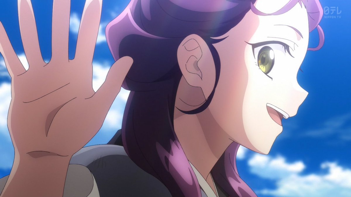 shima_camp10's tweet image. #薬屋のひとりごと 48話

3人集って｢別れの挨拶｣は出来なかったけれど、小蘭の素朴な｢また皆でアイスを食べたい｣願いに、｢再会の瞬間｣を感じさせる友情。そして、猫猫が｢子翠が見つから無ければいい｣と吐露し、現に子翠が玉藻と変名して生きる。この友情が本当に恵まれて欲しいです
 #薬屋2期