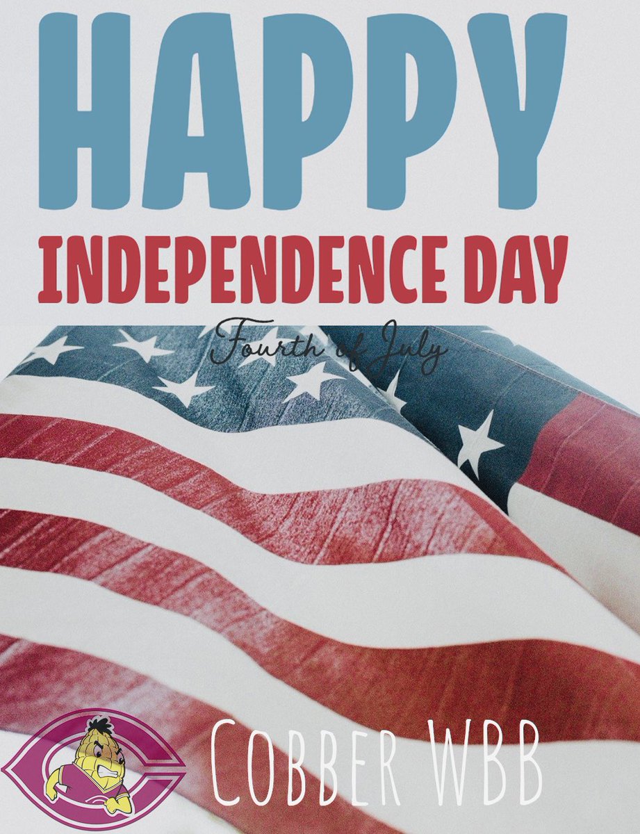 Happy 4th of July from Cobber Women’s Basketball! 🇺🇸❤️🤍💙