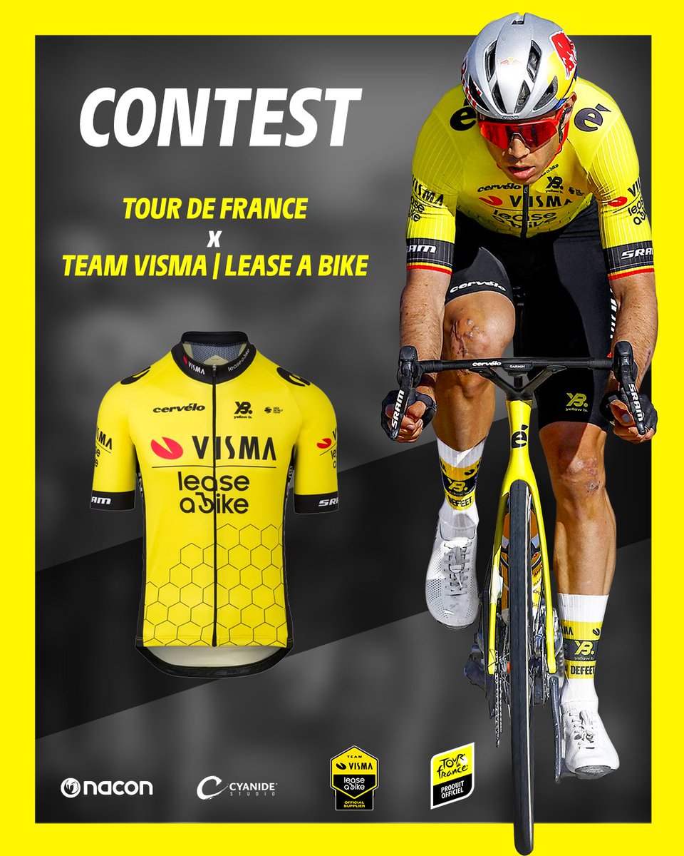 Tour de France Video Games (@pcyclingmanager) on Twitter photo π GIVEAWAY ALERT! π
To celebrate the start of the #TDF2025, @VismaLeaseABike is giving you the chance to win a signed 2025 jersey from <a href="/WoutvanAert/">Wout van Aert</a>! π΄ββοΈβ¨
To enter:
1οΈβ£ Follow us
2οΈβ£ Retweet this post!
Ending on Friday 11 July!
#TDF2025 π GIVEAWAY ALERT! π
To celebrate the start of the #TDF2025, @VismaLeaseABike is giving you the chance to win a signed 2025 jersey from <a href="/WoutvanAert/">Wout van Aert</a>! π΄ββοΈβ¨
To enter:
1οΈβ£ Follow us
2οΈβ£ Retweet this post!
Ending on Friday 11 July!
#TDF2025