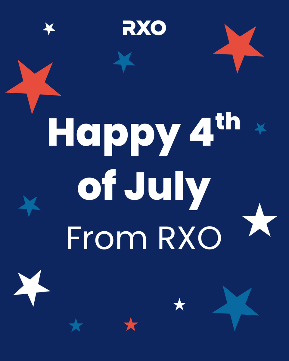 rxoinc's tweet photo. Happy 4th of July from RXO! https://t.co/nmrHFGRStD