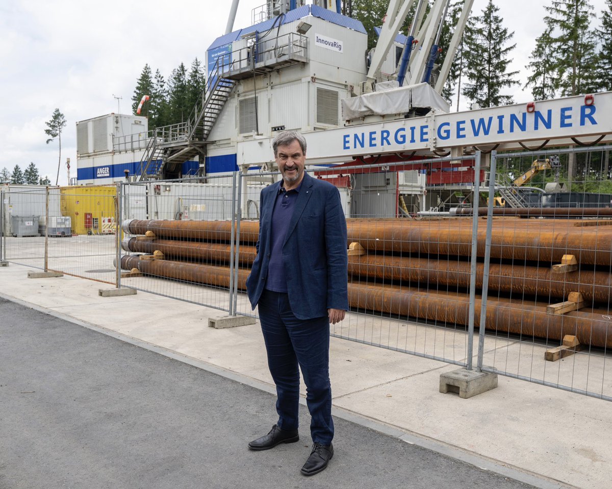 Bayern fördert #Heimatenergie: Auch in Grünwald im Landkreis München kommt nachhaltige Energie aus der Tiefe. Sichere Energieversorgung ist entscheidend für Wirtschaftskraft und Lebensqualität. #Geothermie als nachhaltige und grundlastfähige Heimatenergie spielt eine immer