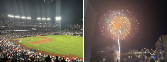 KnoxThames's tweet image. Nice start to the 4th of July weekend, watching the @Nationals win, followed by fireworks over the Anacostia River.