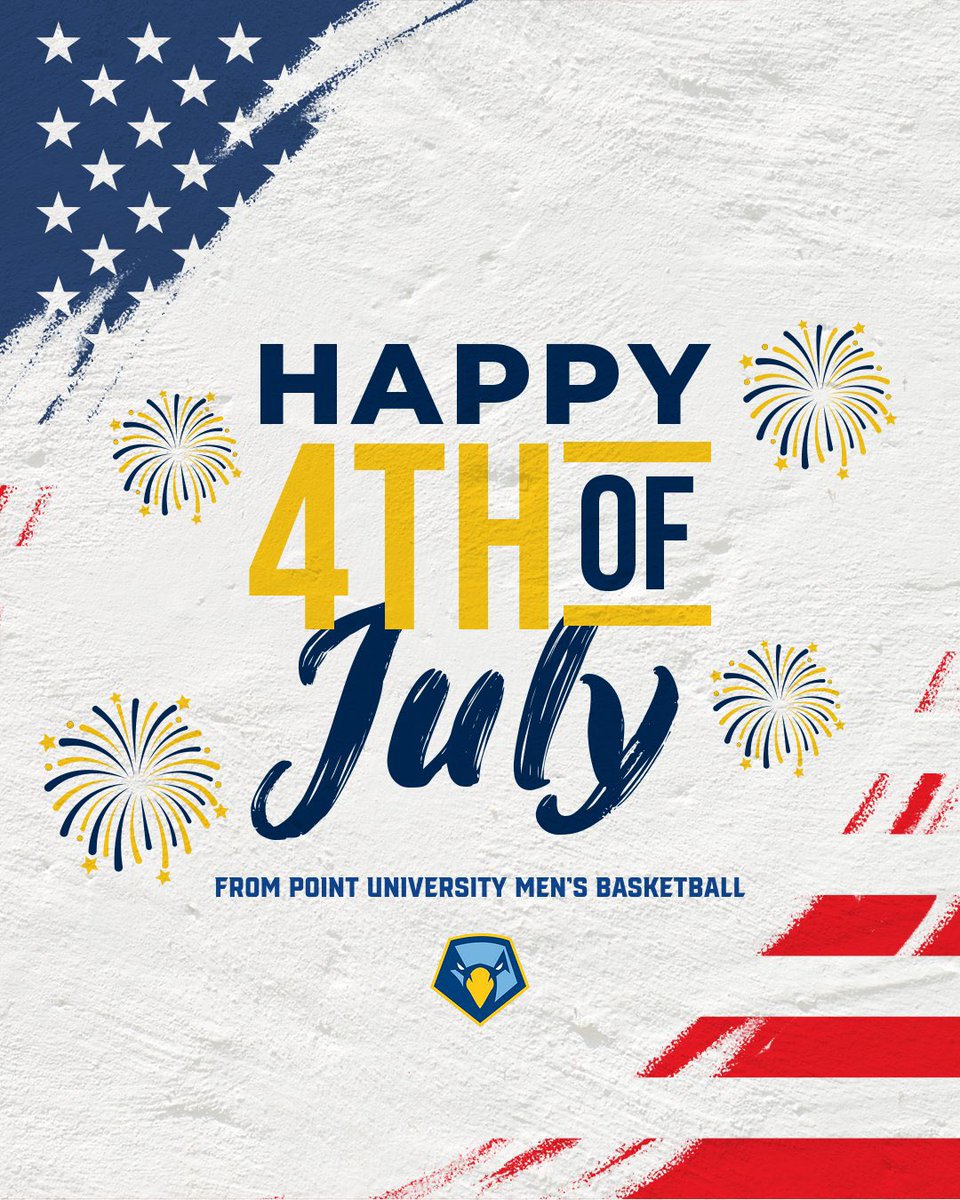 Point University Men's Basketball (@pointmbb) on Twitter photo Happy Independence Day from Point University Men’s Basketball! 🇺🇸 Happy Independence Day from Point University Men’s Basketball! 🇺🇸