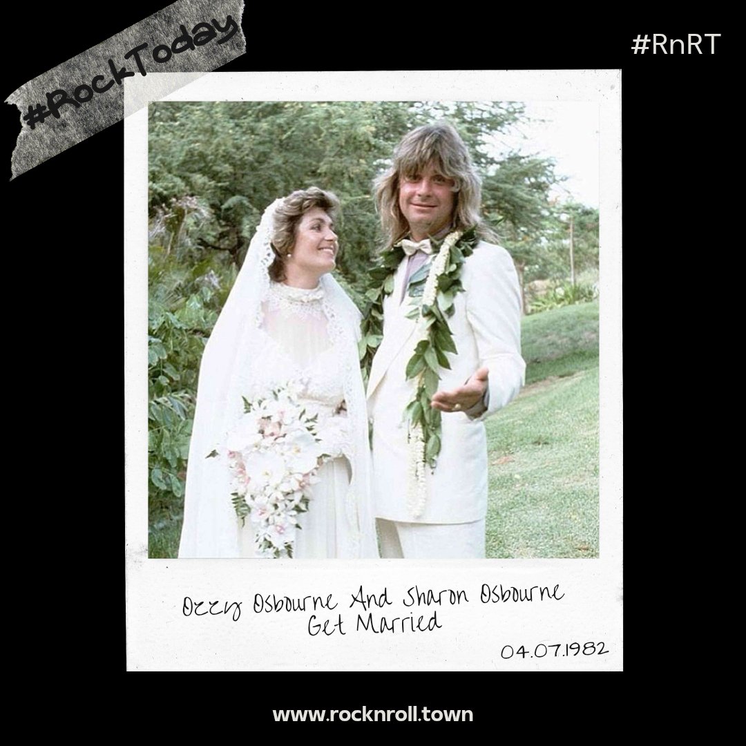 Rock N' Roll Town (@rocknrolltown) on Twitter photo #RockToday
📅 04/07/1982 📅
Ο <a href="/OzzyOsbourne/">Ozzy Osbourne</a> 🤘🏻 παντρεύεται την <a href="/MrsSOsbourne/">Sharon Osbourne</a> 💍.
#RnRT #RockNRollTown #Towners #OzzyOsbourne #SharonOsbourne #Marriage #Ozzy #OzzyOsbourneFans #OzzyFans #HeavyMetal #Music #MusicHistory #TodayInRock #TodayInMetal #TodayInMusic #RockToday
📅 04/07/1982 📅
Ο <a href="/OzzyOsbourne/">Ozzy Osbourne</a> 🤘🏻 παντρεύεται την <a href="/MrsSOsbourne/">Sharon Osbourne</a> 💍.
#RnRT #RockNRollTown #Towners #OzzyOsbourne #SharonOsbourne #Marriage #Ozzy #OzzyOsbourneFans #OzzyFans #HeavyMetal #Music #MusicHistory #TodayInRock #TodayInMetal #TodayInMusic