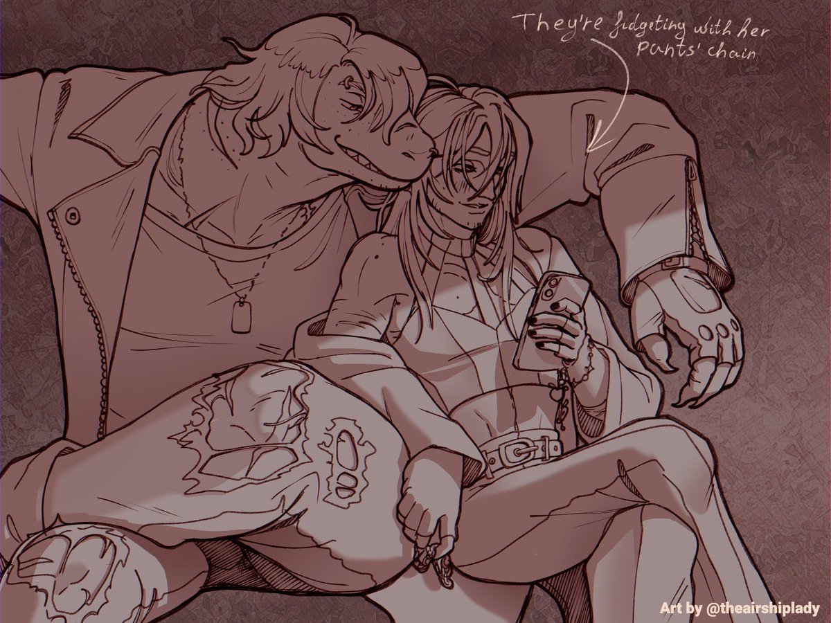 Resting from animating krusie by drawing krusie. Designs by op!
#deltarune #krusie