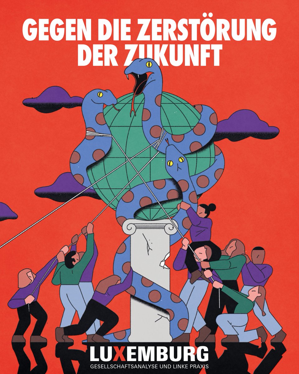 rosaluxstiftung's tweet photo. 🔥📢 Out now: LuXemburg 1/2025
«Gegen die Zerstörung der Zukunft»
📖 Die gesamte Ausgabe kostenlos auf:
👉 https://t.co/hqCU5giuvS https://t.co/pyxi5UASkX