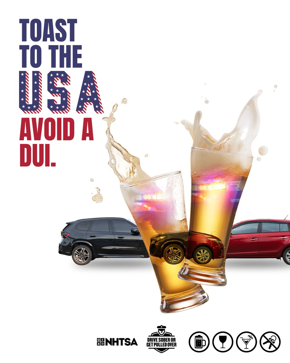 DriveSafeAL's tweet image. Celebrate safely this 4th of July! 🇺🇸 Before you dive into the festivities, confirm your ride home is sober and everyone has their seat belts on.
🚗🎆 A little planning goes a long way for a safe celebration!