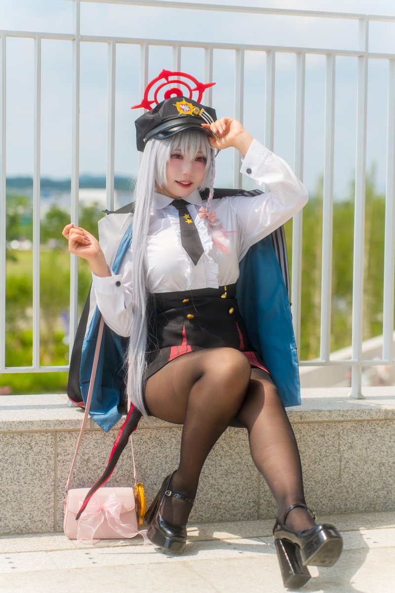 ChoBaNeulLin's tweet photo. 06 COMICW. SUN                                

[블루아카이브 Blue Archive - 쿠로다테 하루나 Kurodate Haruna]             

#cosplay #COMICW #OSCO #コスプレ #BlueArchive #Haruna #ブルアカ https://t.co/Ejiakqz4Be