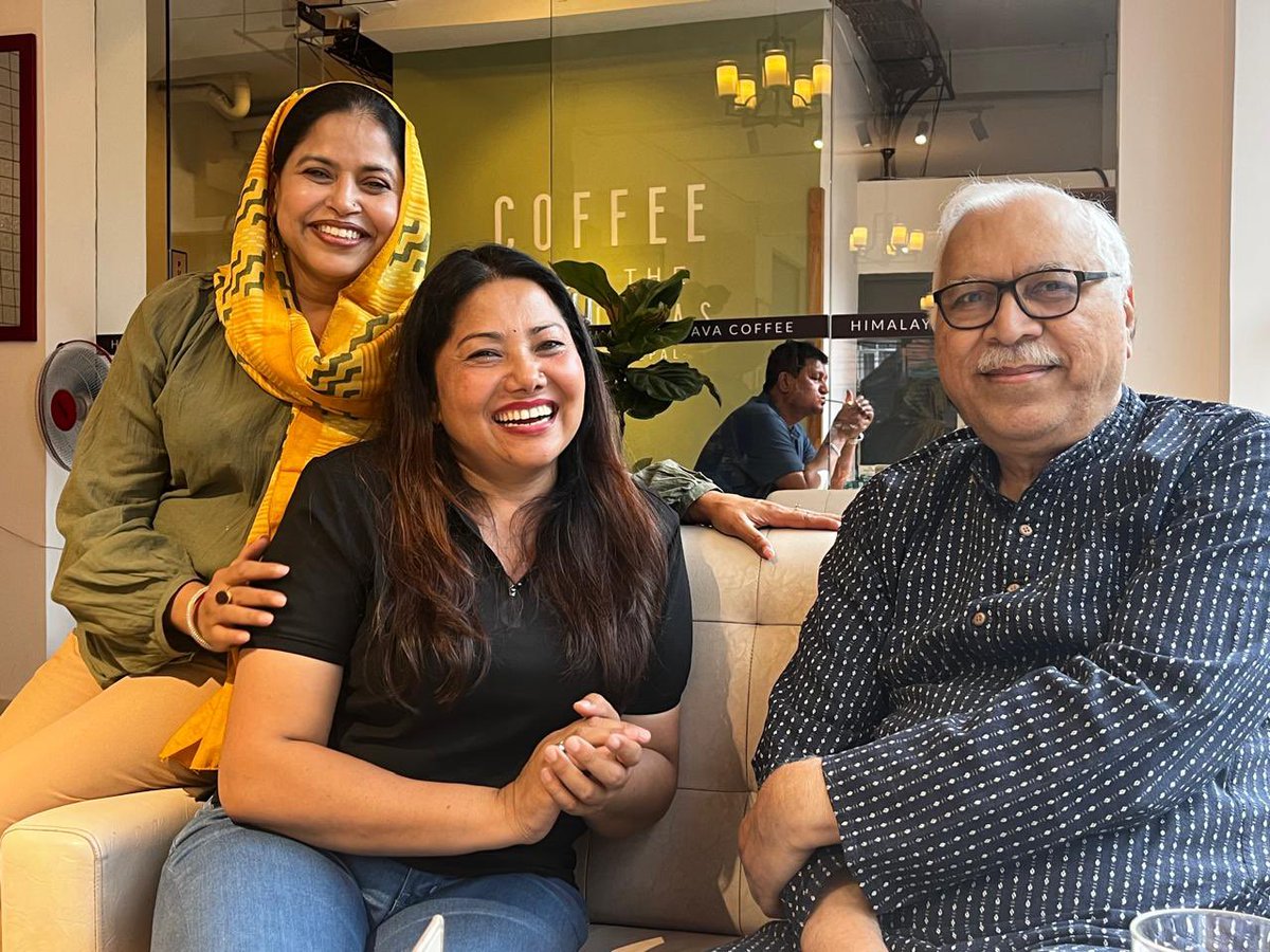 It was an unexpected yet deeply meaningful and unforgettable meeting with former Chief of Election Commission of India Dr S.Y Quraihi and Ex-Commissioner, National Human Rights Commission of Nepal. <a href="/DrSYQuraishi/">Dr. S.Y. Quraishi</a> <a href="/MohnaAnsari/">Mohna Ansari ‎ موھنا انصاري</a>