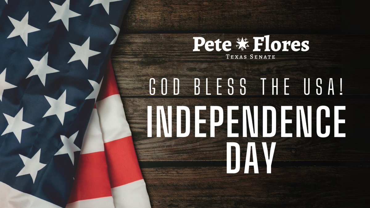 PeteFlores_TX's tweet image. Today, we celebrate the spirit of freedom and unity. I’m wishing everyone safe, joyful Independence Day. Check out this roundup of local celebrations happening in our communities: bit.ly/3I8VRIP 🇺🇸