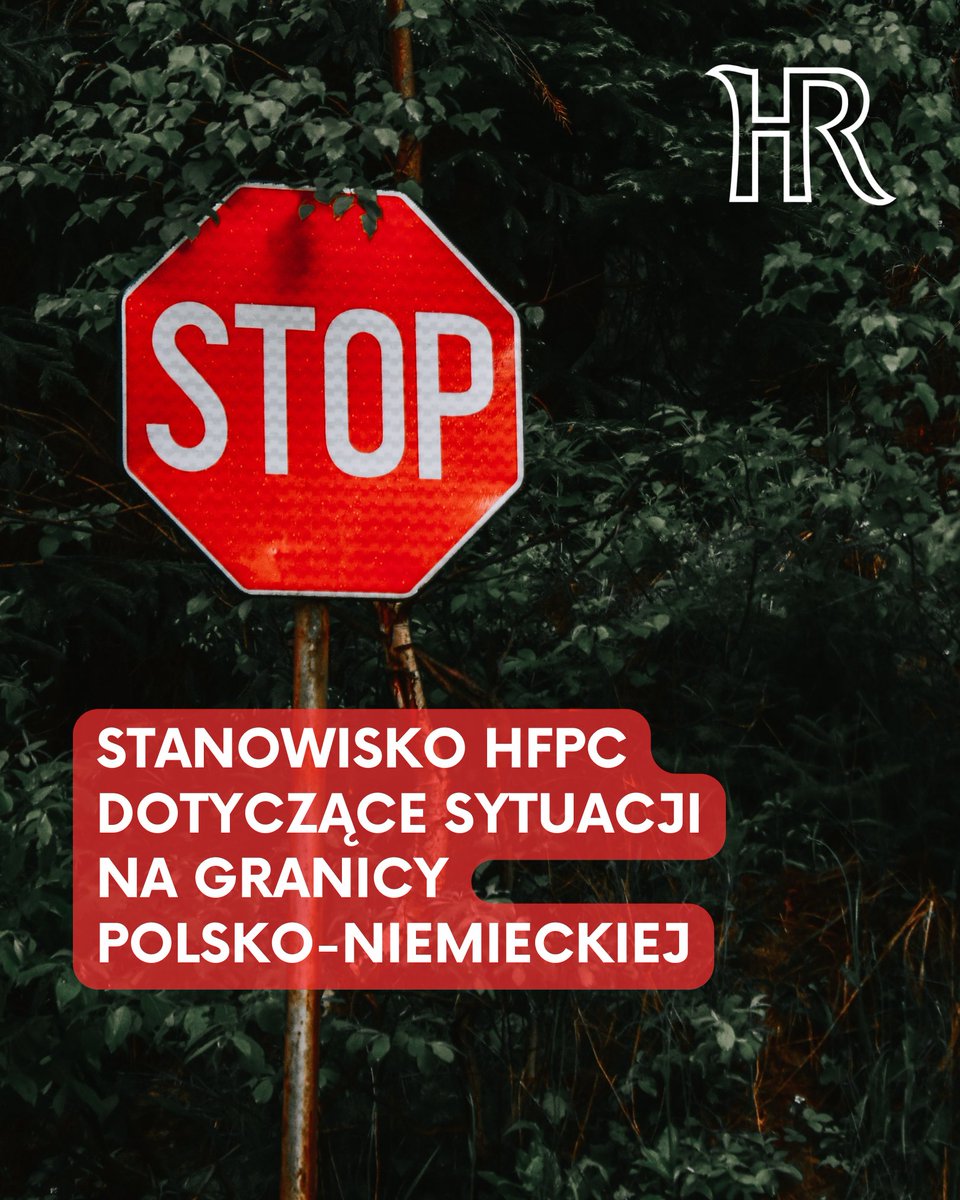 hfhrpl's tweet image. Helsińska Fundacja Praw Człowieka potępia działania samozwańczych „obrońców granic” podejmowane przy granicy polsko-niemieckiej. Grupy te, nie posiadając żadnych uprawnień, zatrzymują pojazdy, kontrolują podróżnych i organizują nielegalne „patrole”, często kierując się…