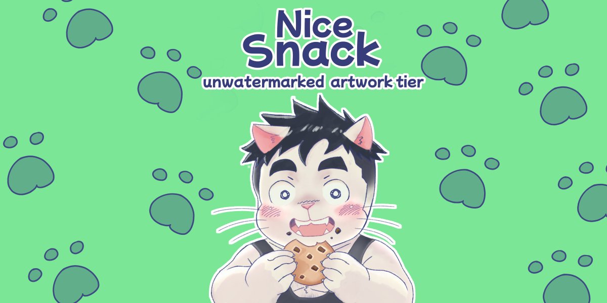 chubchubtheoc's tweet image. Join my membership on Ko-fi!
ko-fi.com/A0A2194KD/tiers 

by joining the &quot;Nice Snack&quot; tier you will be able to enjoy my artwork without annoying watermarks.

join today for $6.9 a month only. 

*jokes are not included. /ᐠ •///v///•マ

#KofiMembershipChallenge.