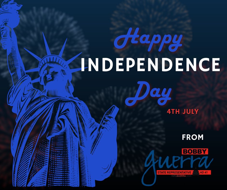 Happy 4th of July! May you spend it with friends, family, and everlasting freedom. #July4th #txlege