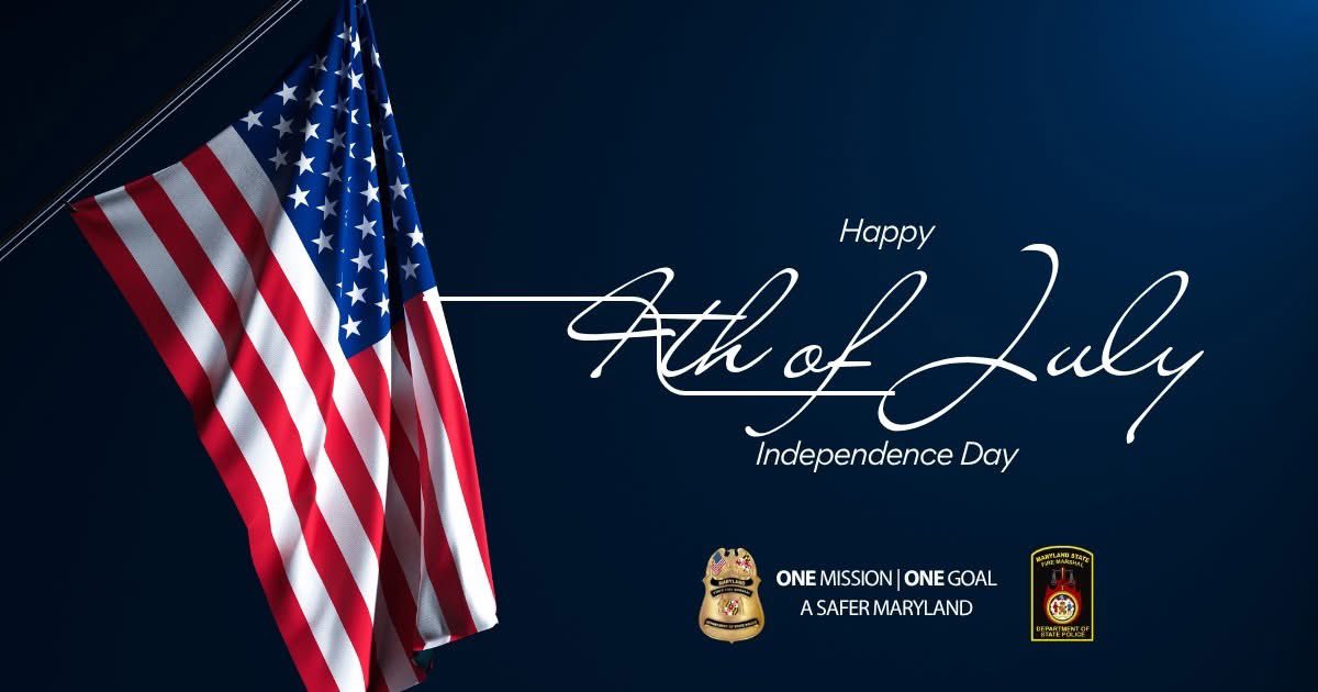 Happy 4th of July from the Office of the State Fire Marshal! 🎉 

Tonight, our Fire Safety Inspectors and Deputy State Fire Marshals are out in the community ensuring your safety. Enjoy one of the 48 public displays across Maryland tonight! If you miss it, there are 20 more