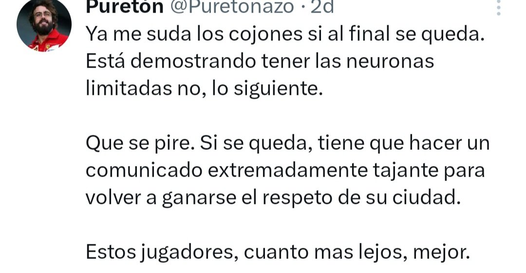 sonnyjonan's tweet photo. @Puretonazo Otro que ahora se sube al carro después de echar mierda a Nico a paladas... https://t.co/Bz3A17S5ed