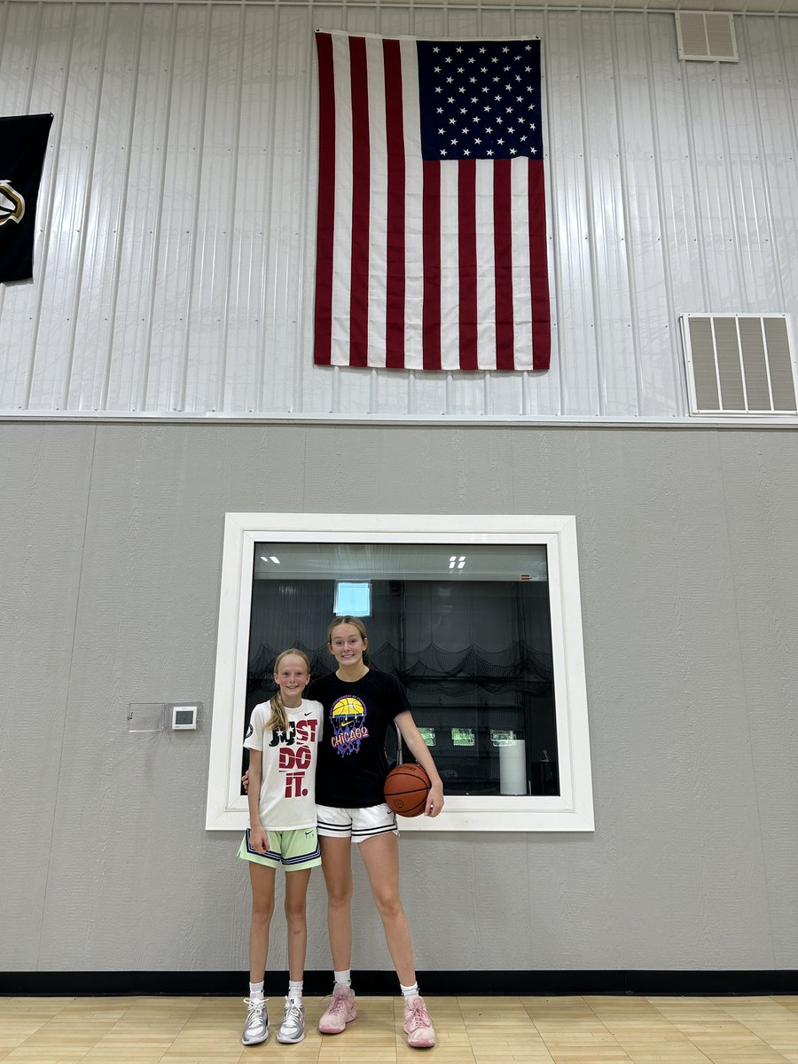 She loves it when her big sister is home and they can workout together!  🥰Happy 4th of July!