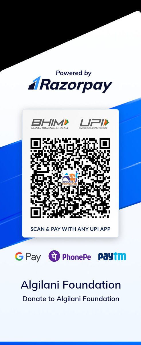 AlgilaniFund's tweet photo. Algilani Foundation has partnered with Razorpay as its official payment gateway for secure and transparent donations, sponsorships, and transactions.

DONATE NOW https://t.co/ONBtOS3OIX https://t.co/6Ky60D5YbY