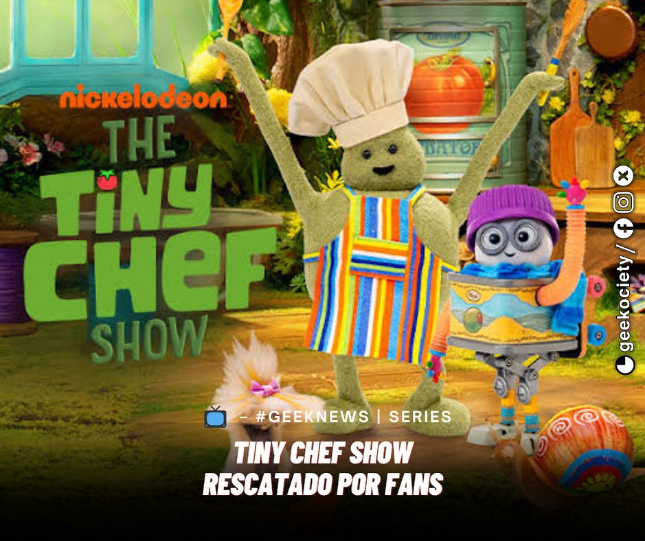 geekociety's tweet image. Gracias al poder de los #Cheffers 🌱, *Tiny Chef Show* fue salvado tras una campaña viral, recaudando \$120 000 y miles de firmas. El chef más tierno vuelve al parecer de manera independiente.🧁📸 #SaveTinyChef