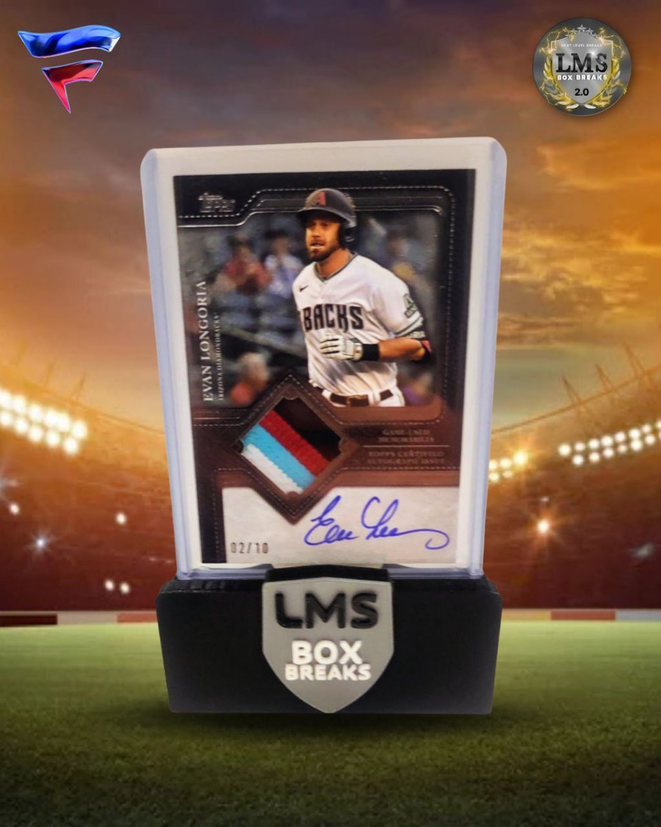 BoxLms's tweet image. 🔥 EVAN LONGORIA 🔥
02/10 | Game-Used Glove &amp;amp; Auto 🧤✍️
Topps delivers a beauty with this multi-color patch and clean signature — a true veteran hit for D-Backs fans and collectors alike! 💎⚾

#EvanLongoria #ToppsBaseball #PatchAuto #LMSBoxBreaks #LowNumberedHit #MLBCollectibles
