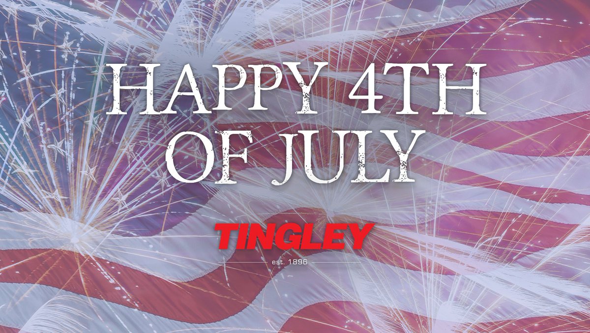Today we celebrate the land of the free and the home of the hardworking. Wishing you a happy and safe Fourth. 🎆