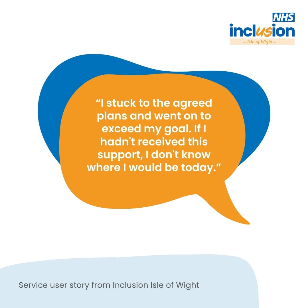 Inclusion Isle Of Wight (@inclusioniow) on Twitter photo This #FeedbackFriday we are celebrating some wonderful stories we have read about our services.
“I stuck to the agreed plans and went on to exceed my goal. If I hadn't received this support, I don't know where I would be today.”
Read more <a href="/careopinion/">Care Opinion</a> This #FeedbackFriday we are celebrating some wonderful stories we have read about our services.
“I stuck to the agreed plans and went on to exceed my goal. If I hadn't received this support, I don't know where I would be today.”
Read more <a href="/careopinion/">Care Opinion</a>