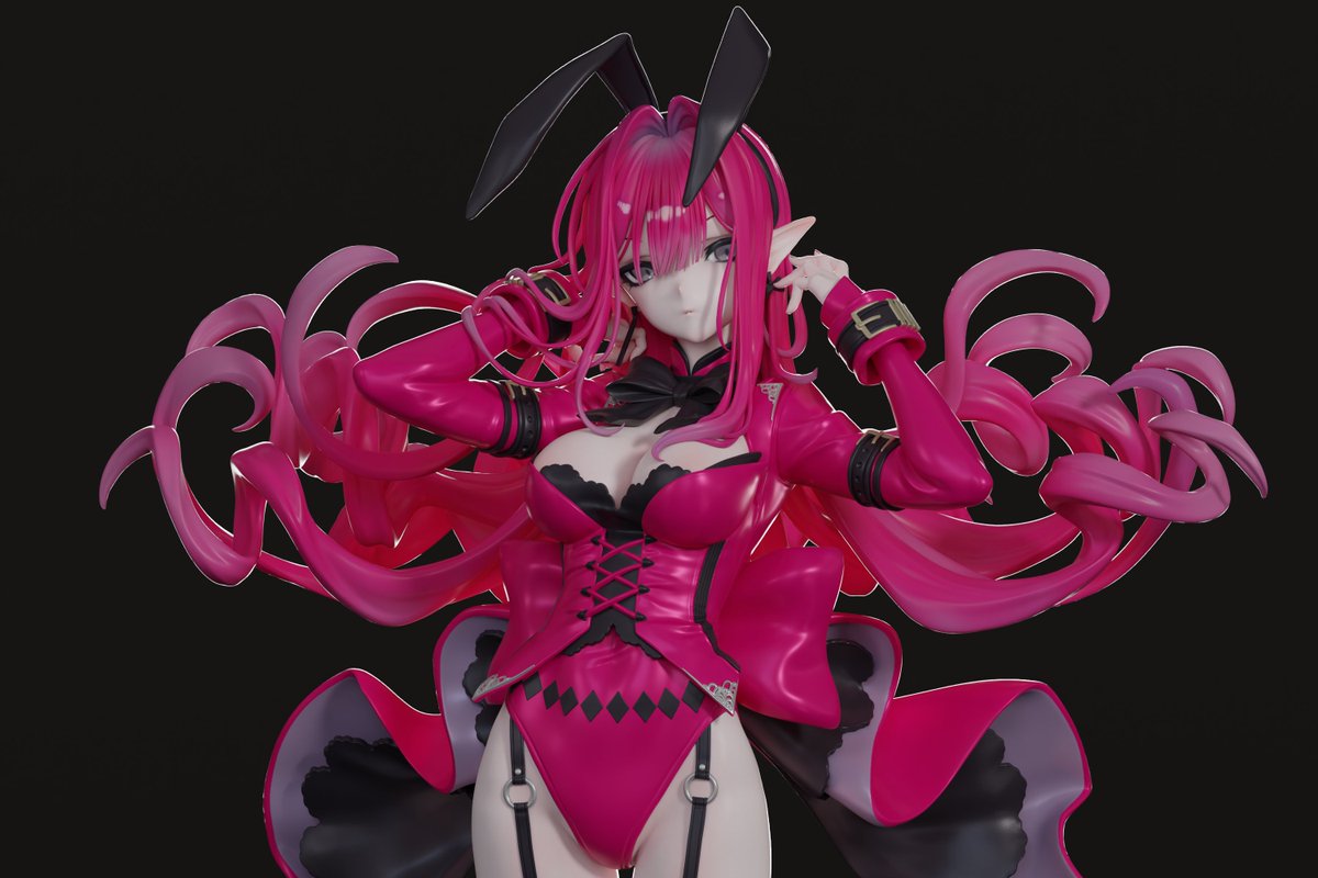 ILP0000's tweet image. バニー ver
企画：＠bubutata_takato
原型：自分
レンダリング：自分
#バーヴァンシー #FGO️