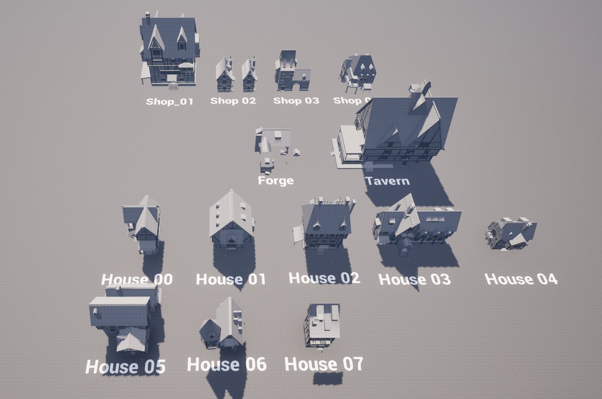 Katy_Mariee's tweet image. 🛠 Week 03
Finished the basic blocking of all the buildings for my 3D environment. ✅
Now moving into town composition — starting to place and arrange everything into a cohesive scene. Excited to see it come to life! 🏘️✨
🎥 [Video Attached] #GameDev #3DArt #DarkMedievalFantasy