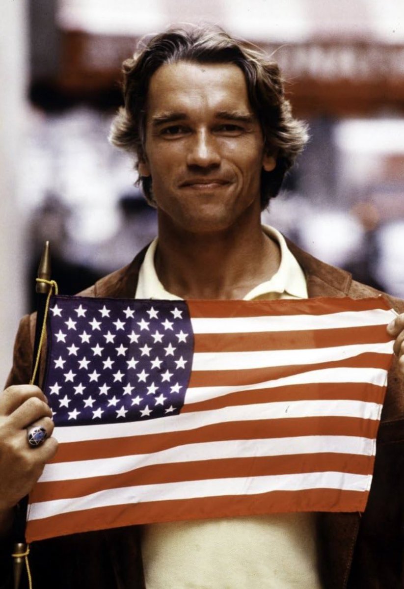 GovArnoldUSC's tweet image. When I travel around the world, the most common thing that people always come up to me about—and I'm a very accessible kind of guy, right?—people come up to me in the gym or at a restaurant and say, 'America.' - @Schwarzenegger