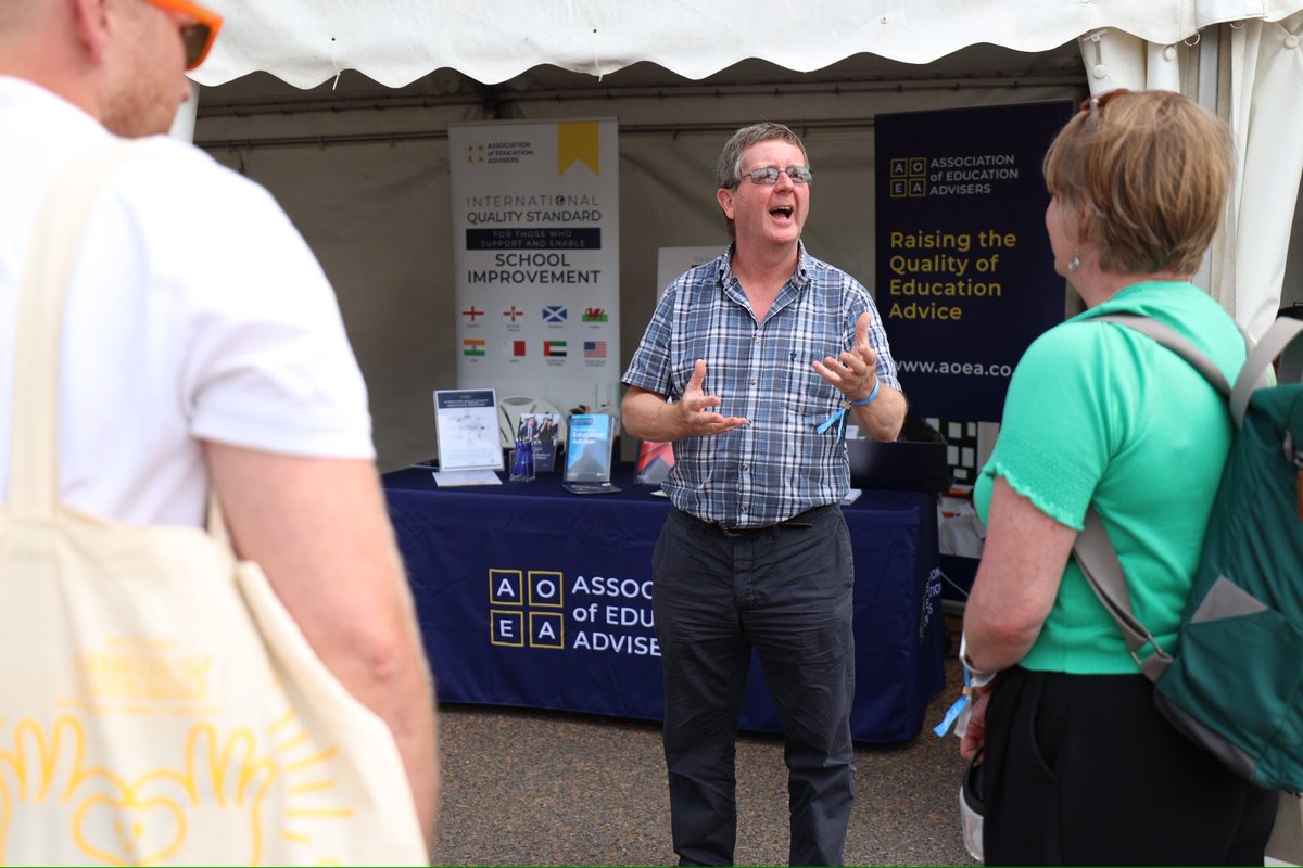 Association of Education Advisers (@educateadvise) on Twitter photo Day 2 of <a href="/EducationFest/">Festival of Education 🇬🇧</a> = another brilliant day at the AoEA stand!
Thanks to everyone who came by, including Dr Matt Silver, <a href="/MrChrisPassey/">Chris Passey FCCT</a> & our friends from the Isle of Wight.
Collaboration & quality advice at the heart of everything we do 💬
#AoEA #EducationLeaders Day 2 of <a href="/EducationFest/">Festival of Education 🇬🇧</a> = another brilliant day at the AoEA stand!
Thanks to everyone who came by, including Dr Matt Silver, <a href="/MrChrisPassey/">Chris Passey FCCT</a> & our friends from the Isle of Wight.
Collaboration & quality advice at the heart of everything we do 💬
#AoEA #EducationLeaders