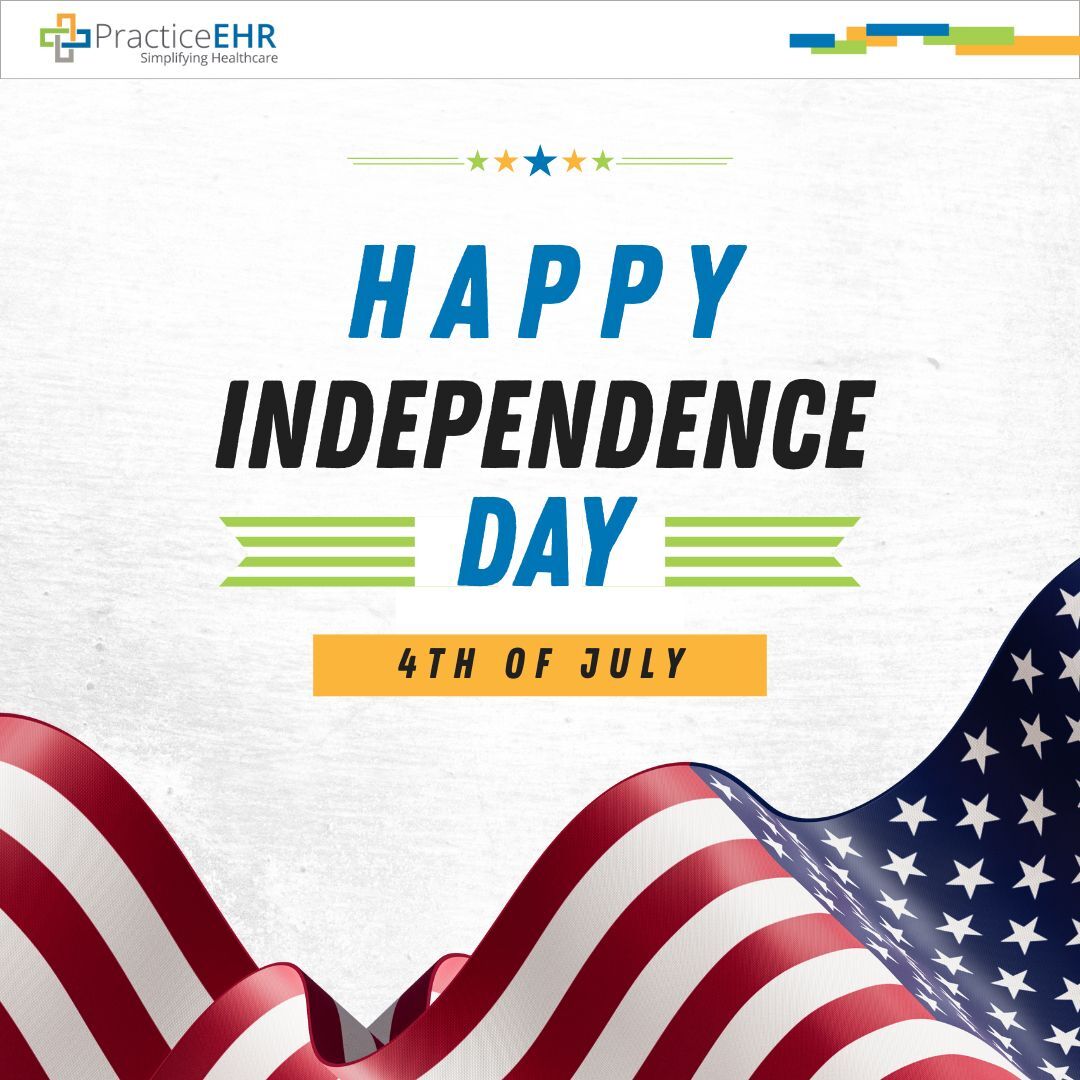 PracticeEHR's tweet image. Happy Independence Day, USA! Today, we honor the courage and vision that built this nation. May your celebrations shine as bright as the fireworks, and your spirit remain as free as the land we love. Wishing everyone a joyful and safe Independence Day!
#pehr #USA…