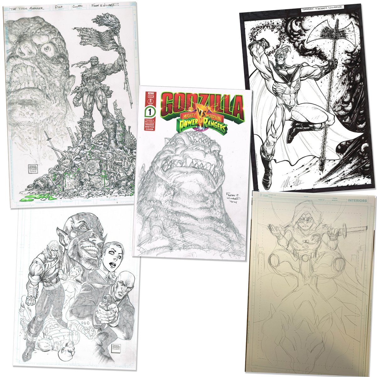 Interested in my work, check out some of my recently sold original Art. Check out the link in my bio for other available pages, prices and payment plan options too or freddieart.com/product-catego…, thanks! freddieart.com/product-catego…