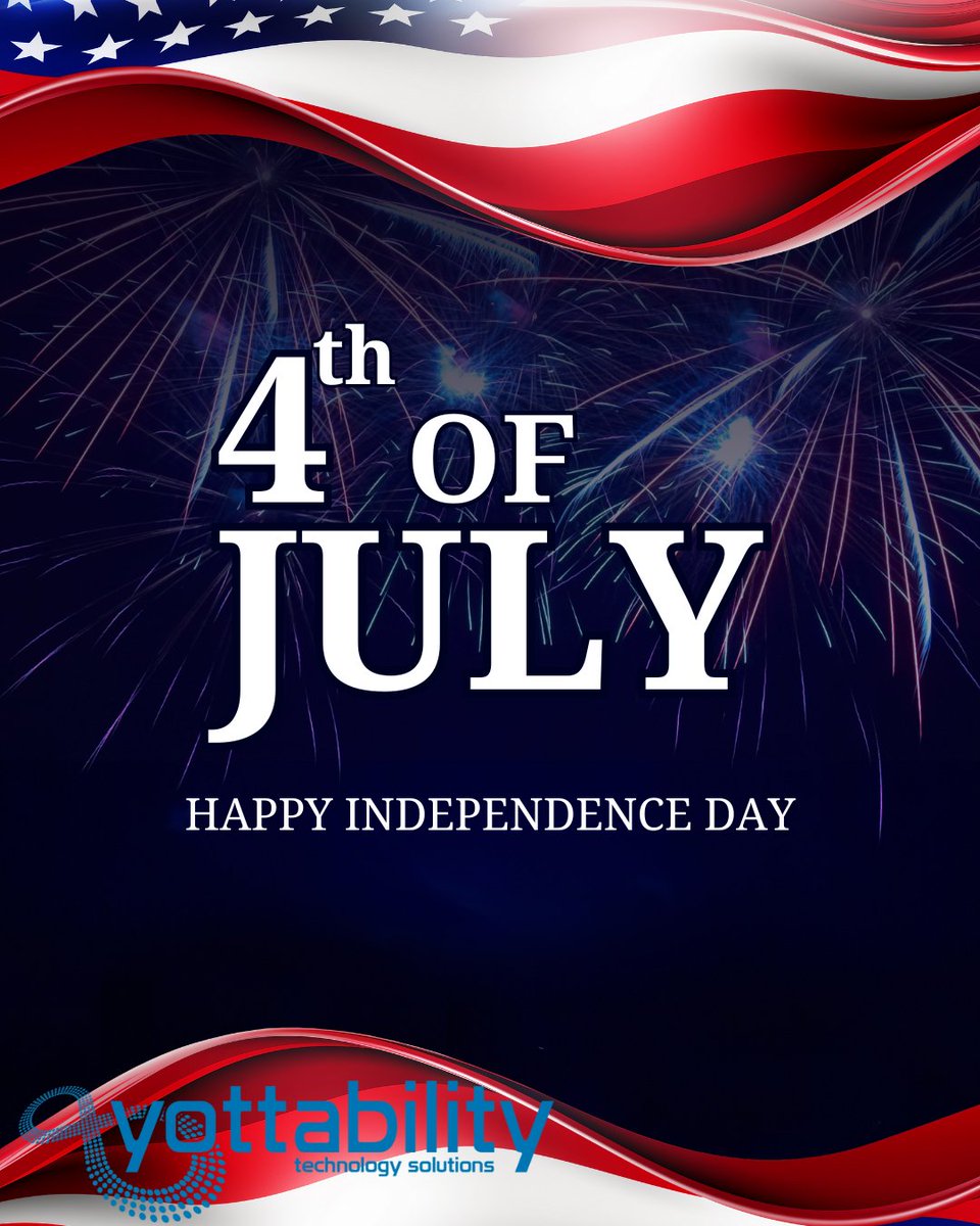 Yottability's tweet image. Happy Independence Day!