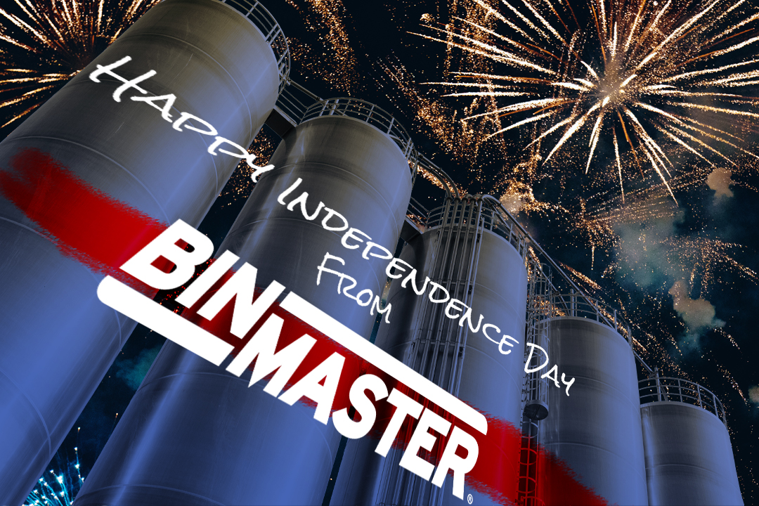 Happy #FourthOfJuly from the BinMaster team! Wishing you and yours a safe and exciting day spent celebrating, not climbing bins. 😉🎆